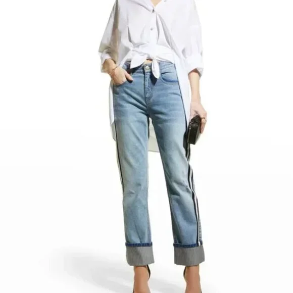 Hellessy Tollin Knot-Hem High-Low White button up Shirt - Picture 9 of 11